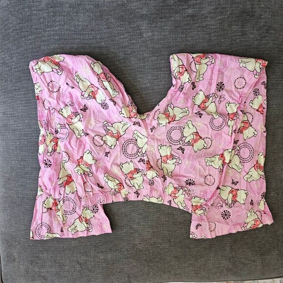 Disney Women's Pink Winnie the Pooh Honey Cotton Lounge Pyjama Pants Medium - Picture 10 of 11